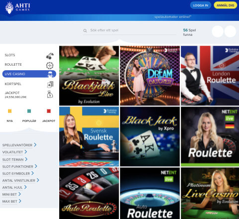 Ahti Games Slots