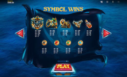 Pirates' Plenty Paytable