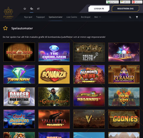 21 Casino Spelautomater